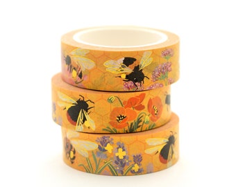 Bee Washi Tape (1 roll)