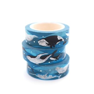 Whale Washi Tape (1 roll)