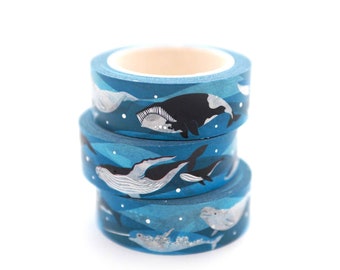 Whale Washi Tape (1 roll)
