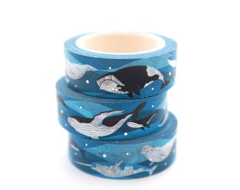 Whale Washi Tape (1 roll)