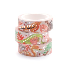 Washi Tape de reptil (1 rollo)