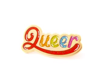 Queer Pin - Glitter