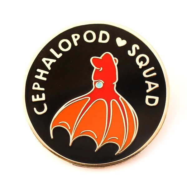 Cephalopod Squad Pin