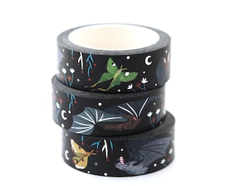 Bats & Moths Washi Tape (1 roll)