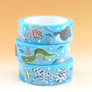 Coral Reef Washi Tape 1 roll image 2