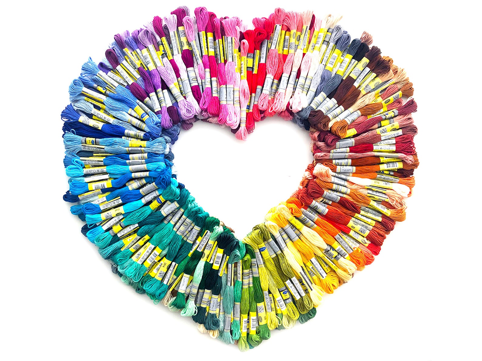 Embroidery Floss Bulk Pack of 250 Skeins Etsy