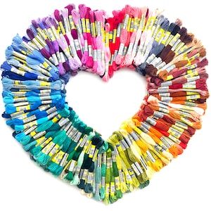 Embroidery Floss - Bulk Pack of 250 Skeins