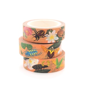 Escarabajo Washi Tape (1 rollo)