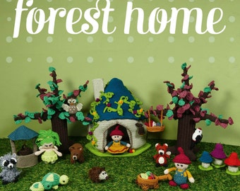 Amigurumi ebook, Life around the Forest Home, crochet patterns