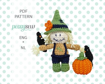 Mini scarecrow, amigurumi crochet pattern