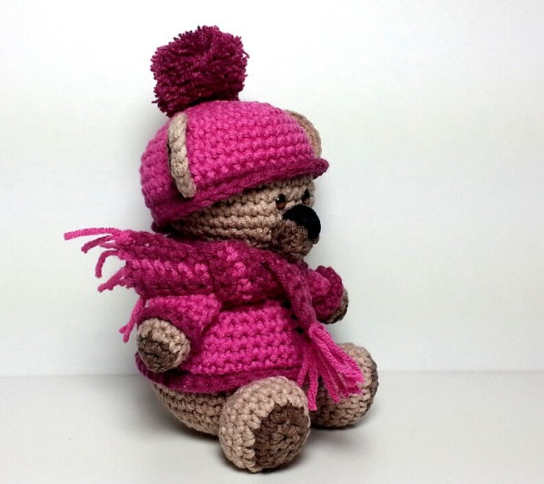 Winter Bear, amigurumi crochet pattern image 2