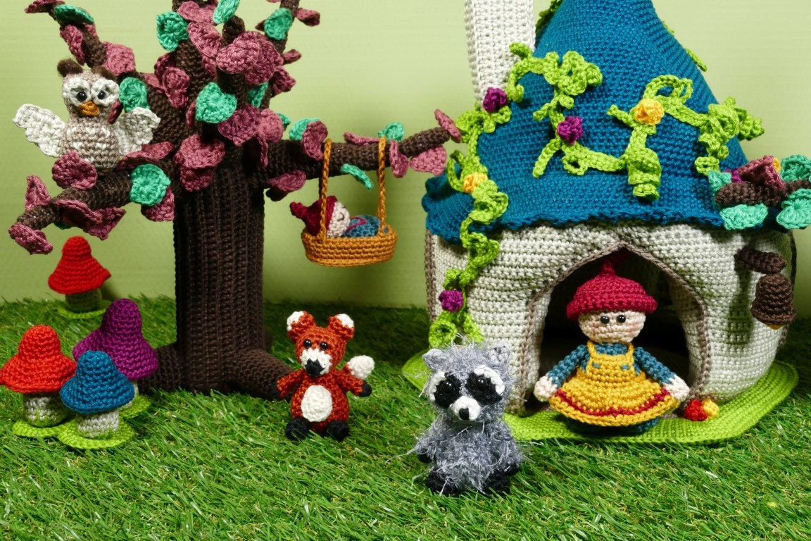 Amigurumi ebook, Life around the Forest Home, crochet patterns ENG ...