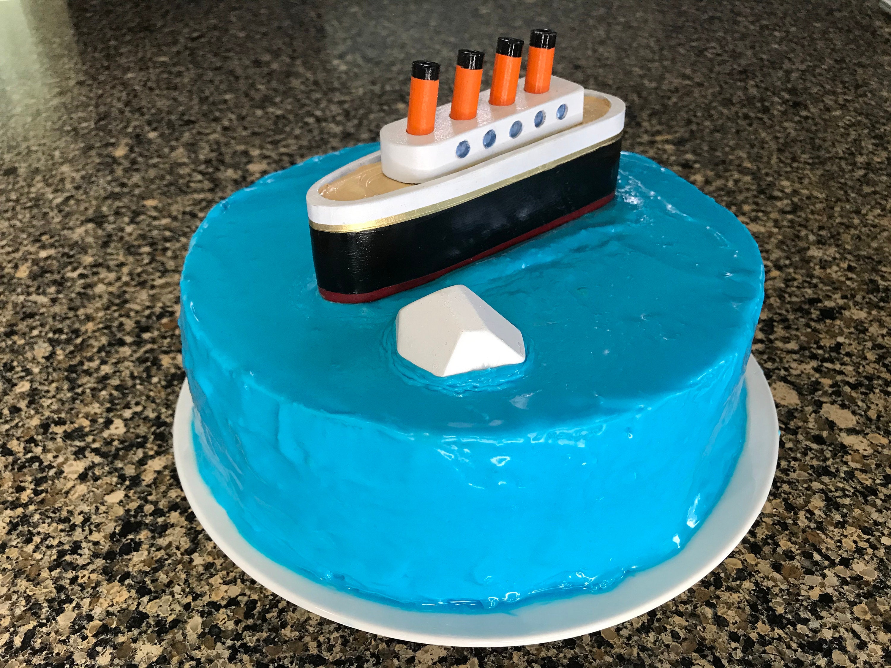 R.M.S. Titanic and Britannic 6 Cake Topper Etsy