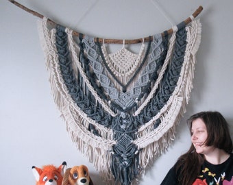 Trinity Macrame Art Wallhanging from Finland - Makrame seinätyö