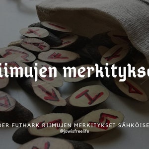 Riimujen merkitykset suomeksi - 24 elder futhar