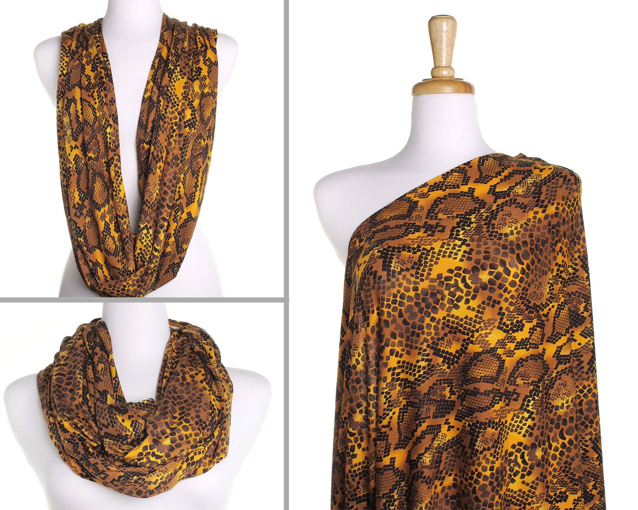 Infinity Scarf / Gold Animal Print Nursing Cover / Gift for - Etsy UK Infinity Scarf / Gold Animal Print Nursing Cover / Gift for - Etsy UK