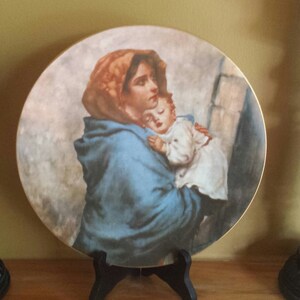 MaDonnina by Ferruzzi 1973 Collectors Plate made by Limoges France Limited Edition and Numbered