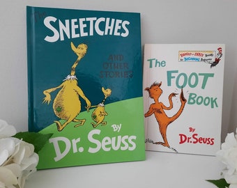 Vintage Children's Dr. Seuss Storybooks The Sneetches and Other Stories OR The Foot Book-Your Choice