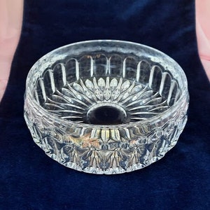 GORHAM Crystal Glass Bowl Large Heavy Weight Fine Crystal Serving Bowl-Two Styles Your Choice