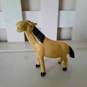 Vintage Miniature Horse Figurine Shadowbox Horse Porcelain Pony Assorted Styles Each Sold Separately