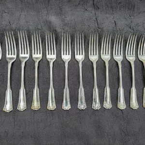 Antique Silverware Laurel Pattern 1835 R. Wallace Triple Sectional 1909 Silver Plate Olive Branches Design Pieces Sold Separately image 7