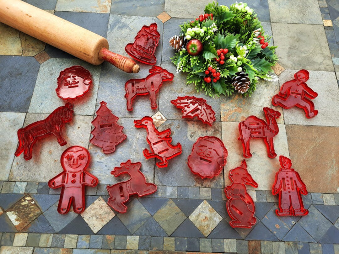 Vintage Red Cookie Cutters HRM Christmas and Assorted Designs Each Sold Separately - Etsy