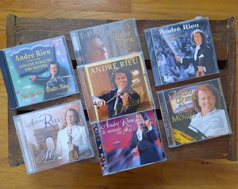 ANDRE RIEU Music CDs Fiesta-In Concert-Les Melodies de mon Coeur-le monde en fete-At The Movies-Tucany-Joann Strauss Orchestra-Your Choice