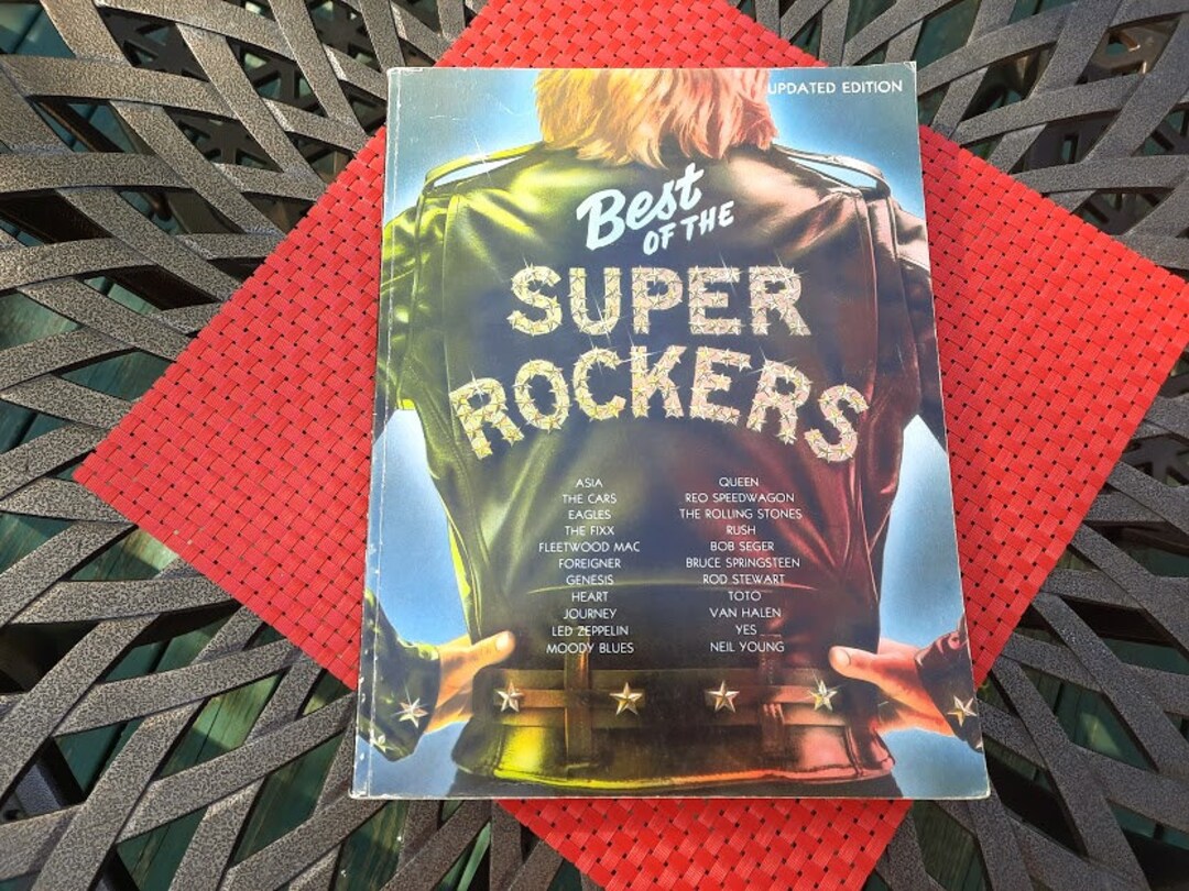 Best of the Super Rockers Sheet Music Song Book 1984 OR Foreigner 4 ...