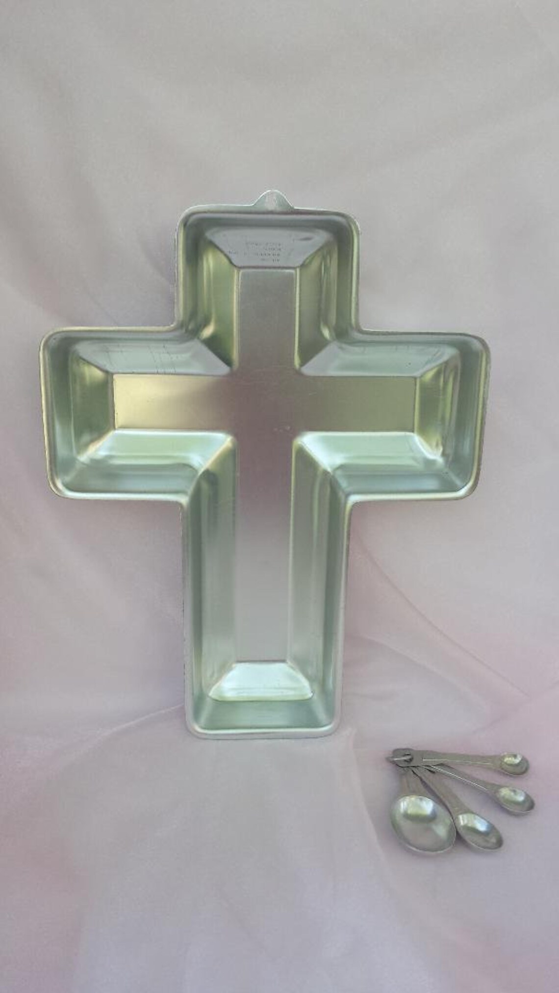 Wilton Cross Shaped Cake Pan Large Aluminum Christian Cross Etsy
