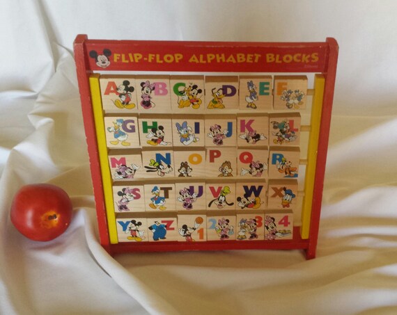 flip flop alphabet blocks