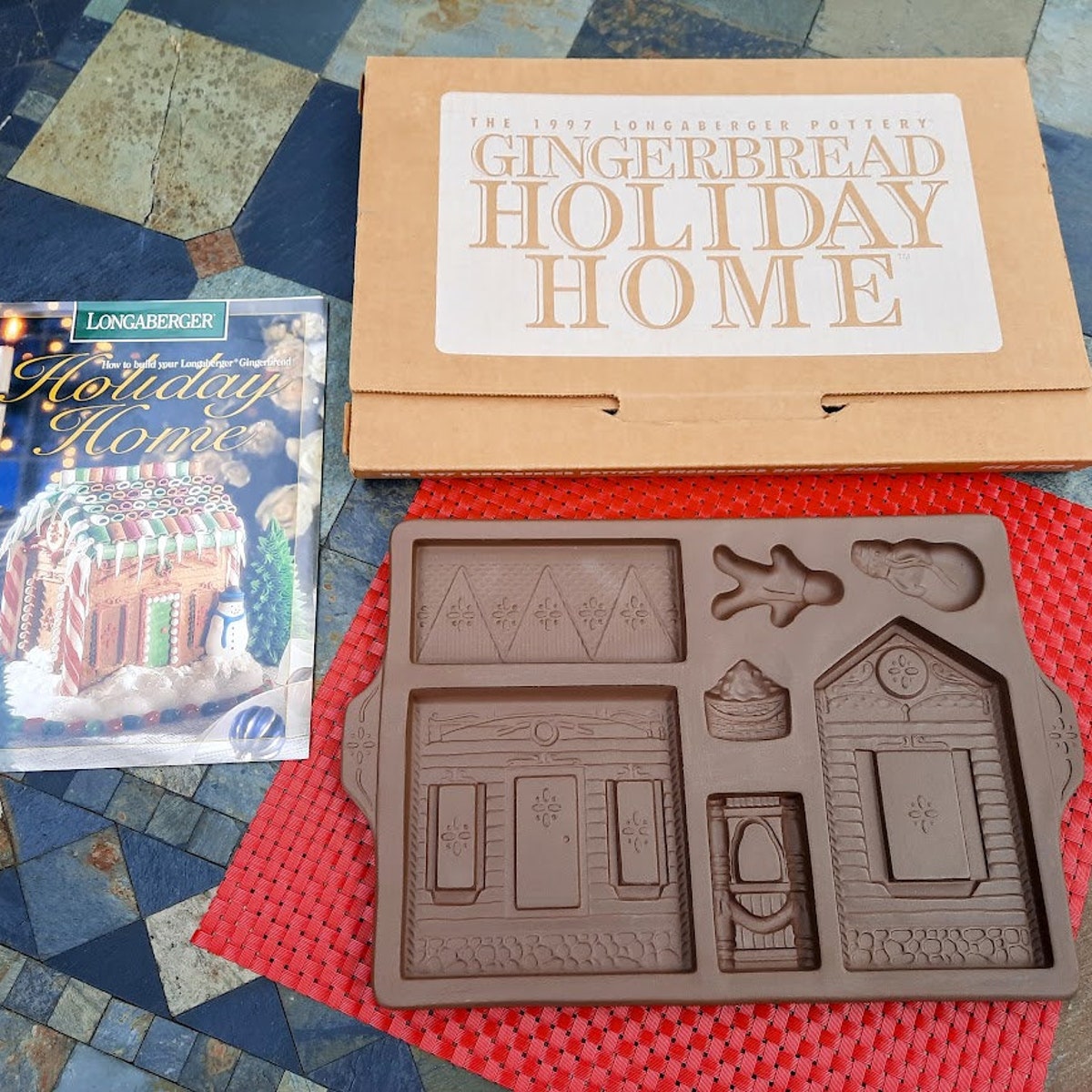 Longaberger Pottery Gingerbread House Mold 1995 Country Cottage OR 1996 Gingerbread Country Cabin OR 1997 Gingerbread Holiday Home - Etsy