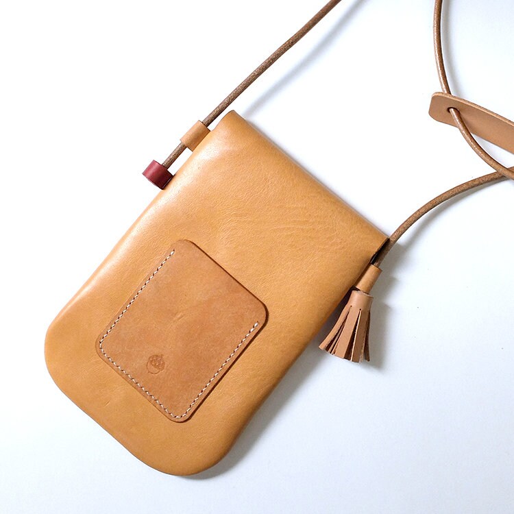 Leather Phone Bag _natural, Leather Phone Case, Travel Leather Bag ...