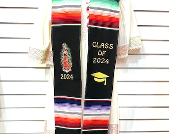 Mexican Graduation Stole  Sash Mexican Flag