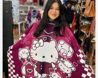 Hello Kitty Poncho  Alpaca Blend