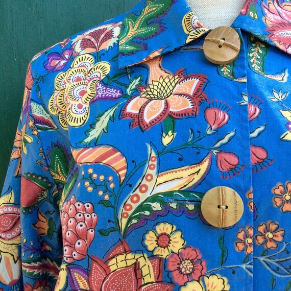 Vintage/women's /80's/western/cotton/"painted pony