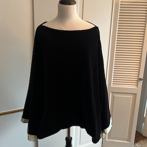 Giorgio Armani  Vintage Evening Velour Kimono Top