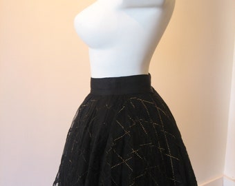 スカート VERSACE SKIRT (10198001A14317 5Y470) Gianni Versace Spectacular Vintage Couture Evening Black