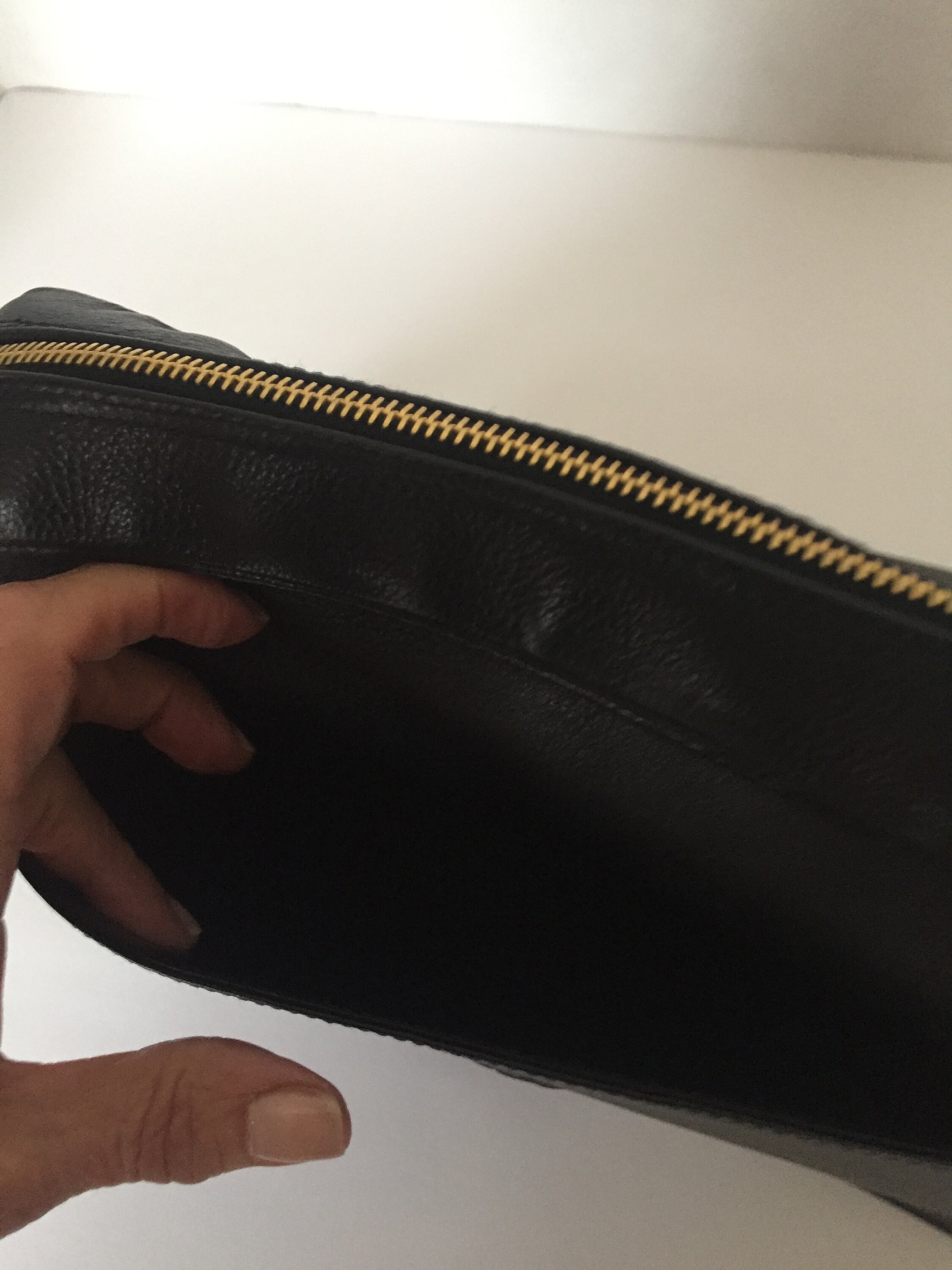 ファッション雑貨・小物その他 VERSACE 1014180 1A08860 Gianni Versace Unisex Vintage Leather Navy Blue Toiletry