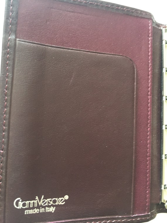 Gianni Versace Vintage Brown Leather Phone Book - Etsy