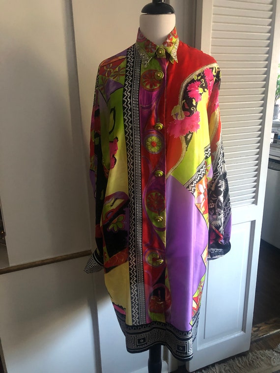 Gianni Versace Couture Vintage Andy Warhol  Pop A… - image 1