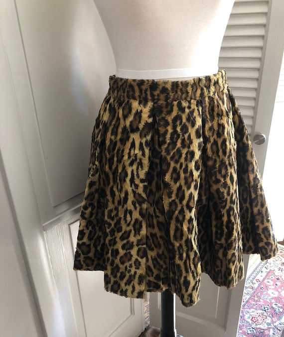 Gianni Versace Vintage Couture Leopard Print  Plea