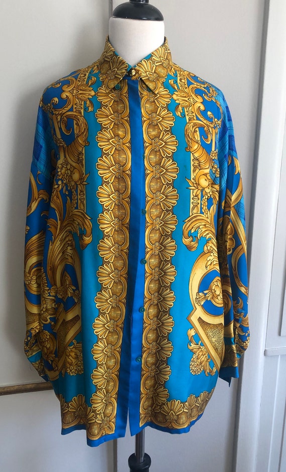 Versace - Istante  Vintage Baroque Women silk Shir