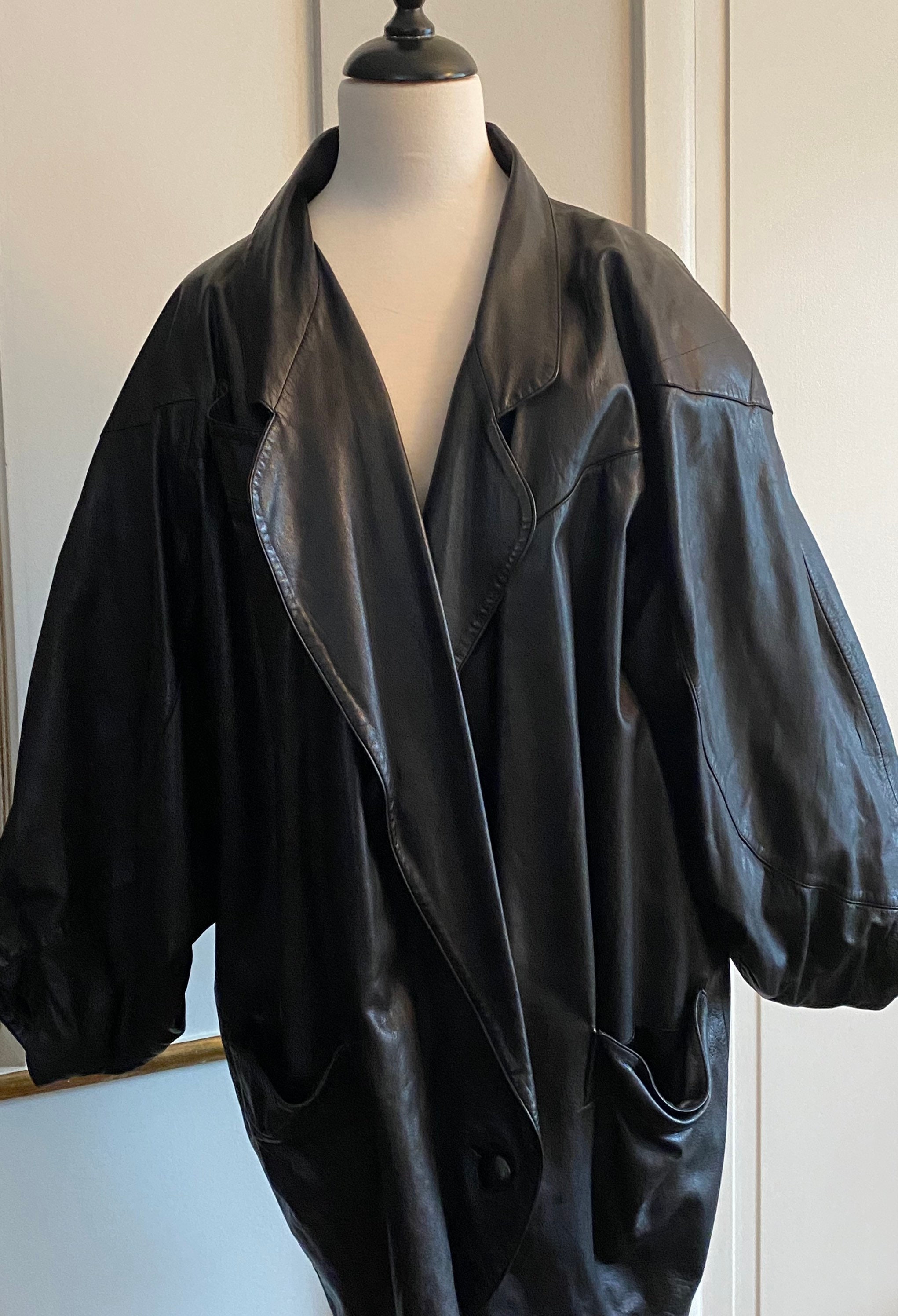 Claude Montana by Ideal Cuir Vintage Ladies Leather Jacket - Etsy