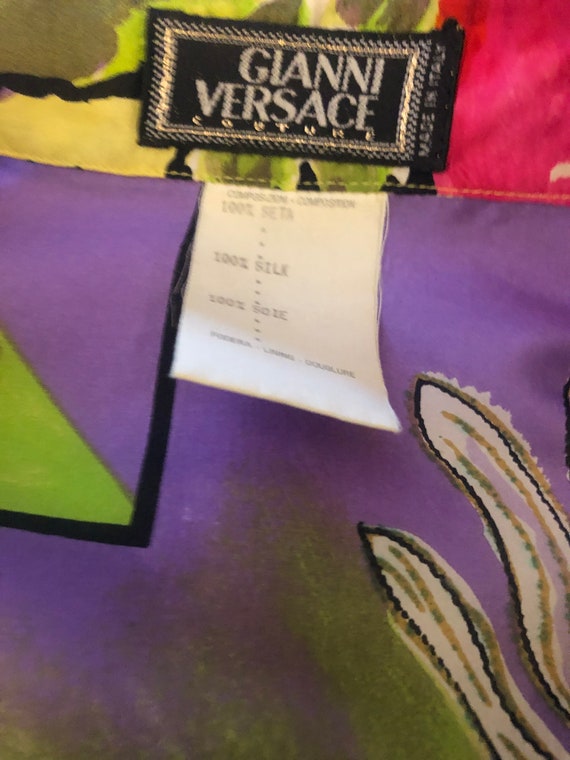 Gianni Versace Couture Vintage Andy Warhol  Pop A… - image 10