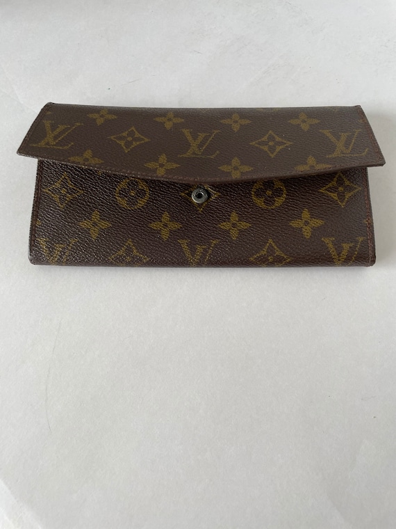 Rare Vintage Louis Vuitton LV Checked Monogram Key Wallet-86 