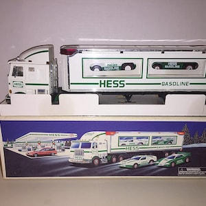 Hess 1997 Toy Truck with 2 Racers