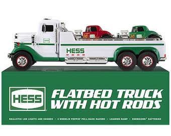 2022 Holiday Hess flatbed Truck w/ hotrods