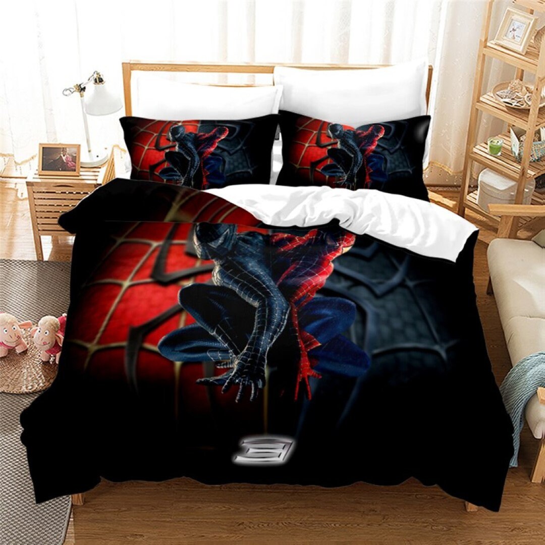 Bedding Set/ Queen Size Marvel Quilt Cover/ Disney