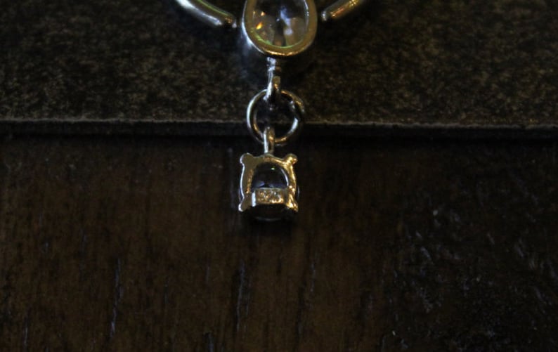 Silver Dangling Captive Bead Rings 90/'s VintageFREE SHIPPING