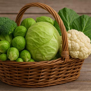 16 Vegetable Plants – 4 Packs Each of Broccoli, Brussels Sprouts, Cauliflower & Cabbage | Healthy Starter Seedlings | Ready to Plant